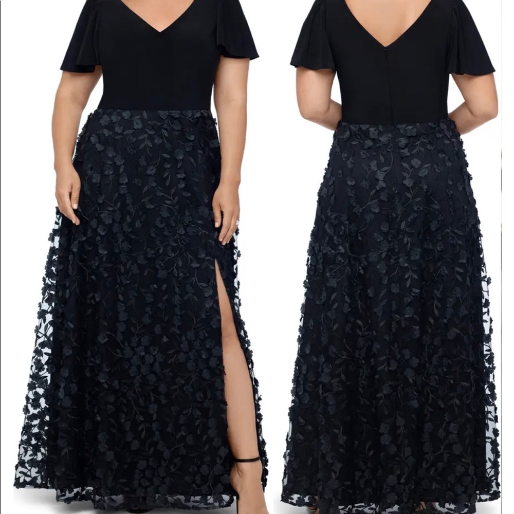 XScape Black Formal Dress 18W